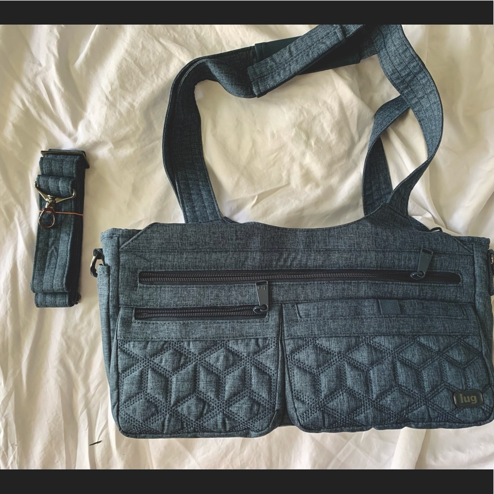 Lug streetcar in heathered blue